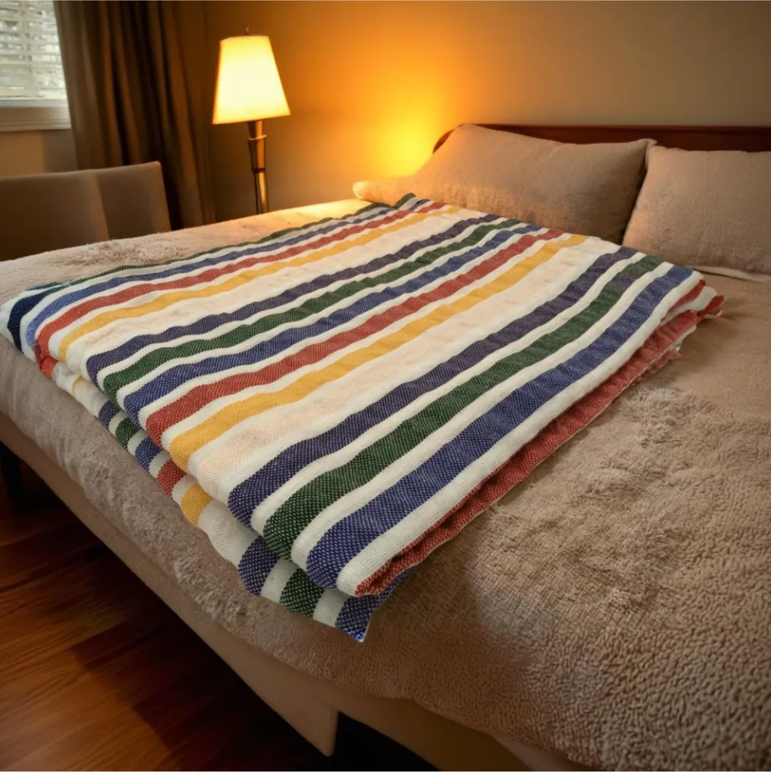 Colchas mexicanas en La Luz Textiles